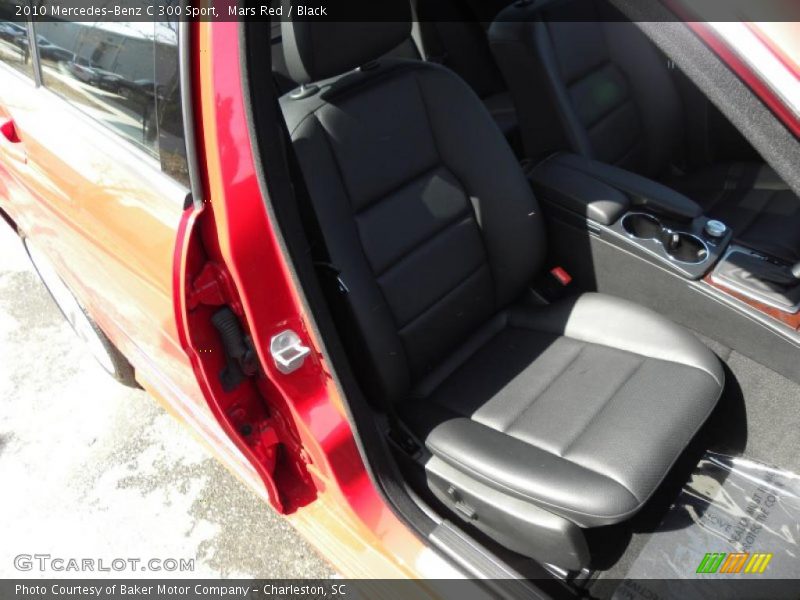 Mars Red / Black 2010 Mercedes-Benz C 300 Sport