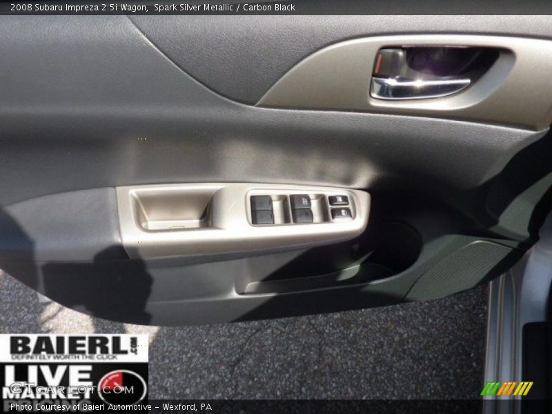Spark Silver Metallic / Carbon Black 2008 Subaru Impreza 2.5i Wagon