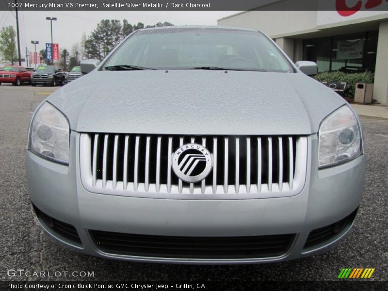 Satellite Silver Metallic / Dark Charcoal 2007 Mercury Milan V6 Premier