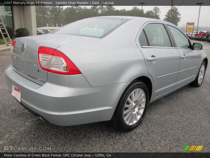 Satellite Silver Metallic / Dark Charcoal 2007 Mercury Milan V6 Premier