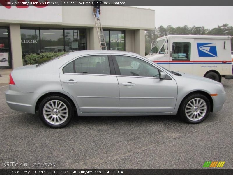 Satellite Silver Metallic / Dark Charcoal 2007 Mercury Milan V6 Premier
