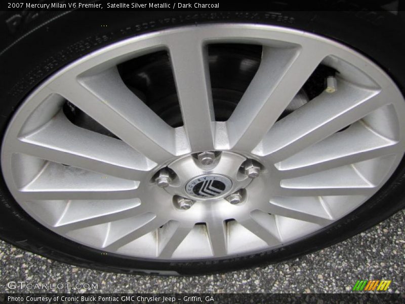 Satellite Silver Metallic / Dark Charcoal 2007 Mercury Milan V6 Premier