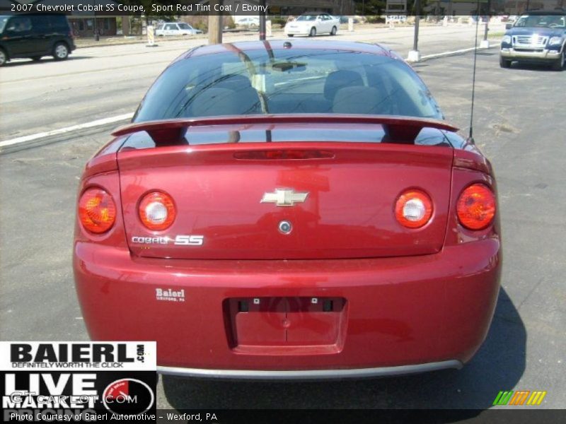 Sport Red Tint Coat / Ebony 2007 Chevrolet Cobalt SS Coupe