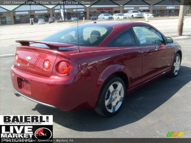 Sport Red Tint Coat / Ebony 2007 Chevrolet Cobalt SS Coupe