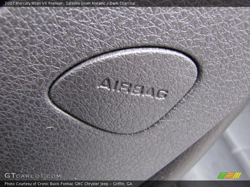 Satellite Silver Metallic / Dark Charcoal 2007 Mercury Milan V6 Premier