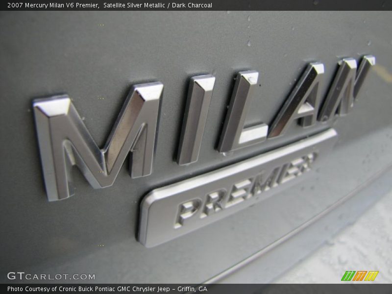 Satellite Silver Metallic / Dark Charcoal 2007 Mercury Milan V6 Premier