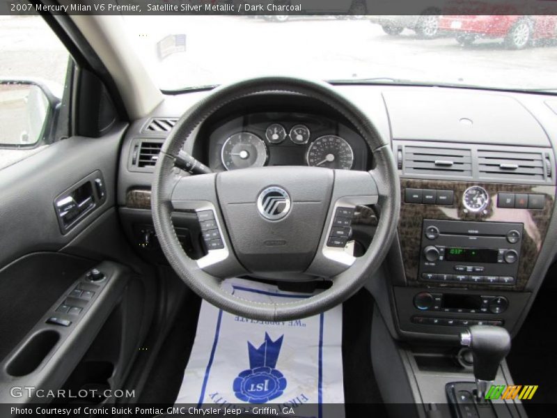 Satellite Silver Metallic / Dark Charcoal 2007 Mercury Milan V6 Premier