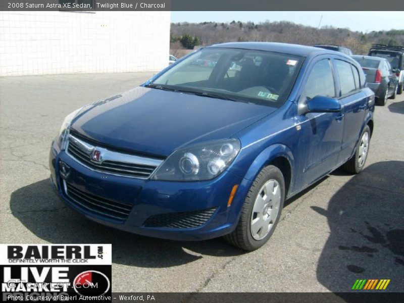 Twilight Blue / Charcoal 2008 Saturn Astra XE Sedan
