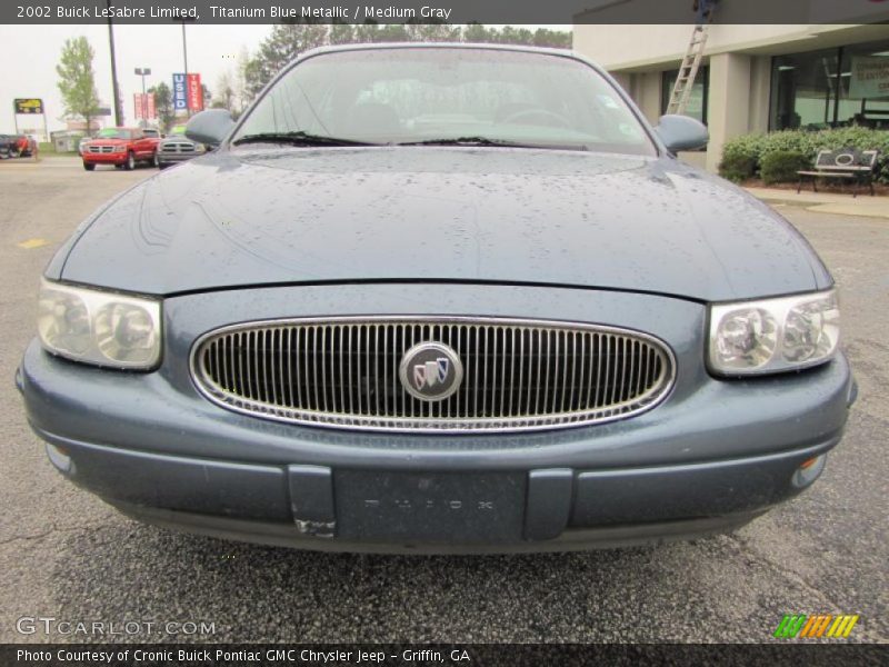 Titanium Blue Metallic / Medium Gray 2002 Buick LeSabre Limited