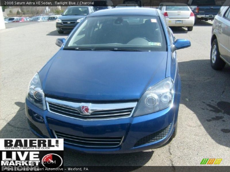 Twilight Blue / Charcoal 2008 Saturn Astra XE Sedan