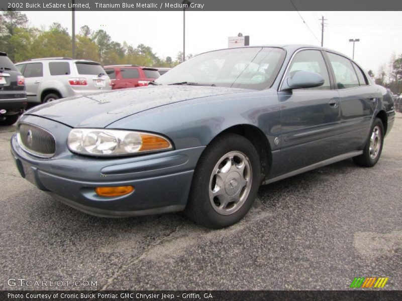 Titanium Blue Metallic / Medium Gray 2002 Buick LeSabre Limited