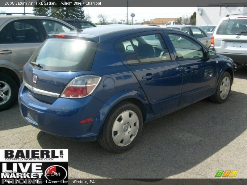 Twilight Blue / Charcoal 2008 Saturn Astra XE Sedan