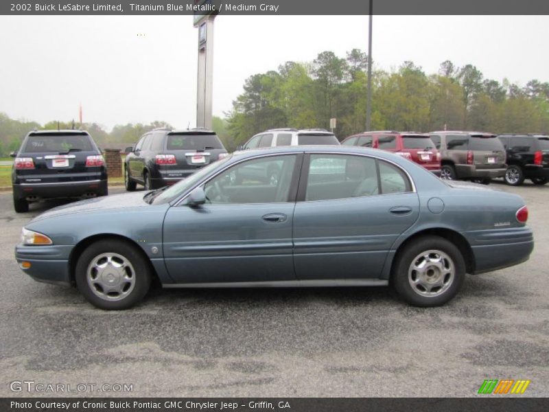 Titanium Blue Metallic / Medium Gray 2002 Buick LeSabre Limited