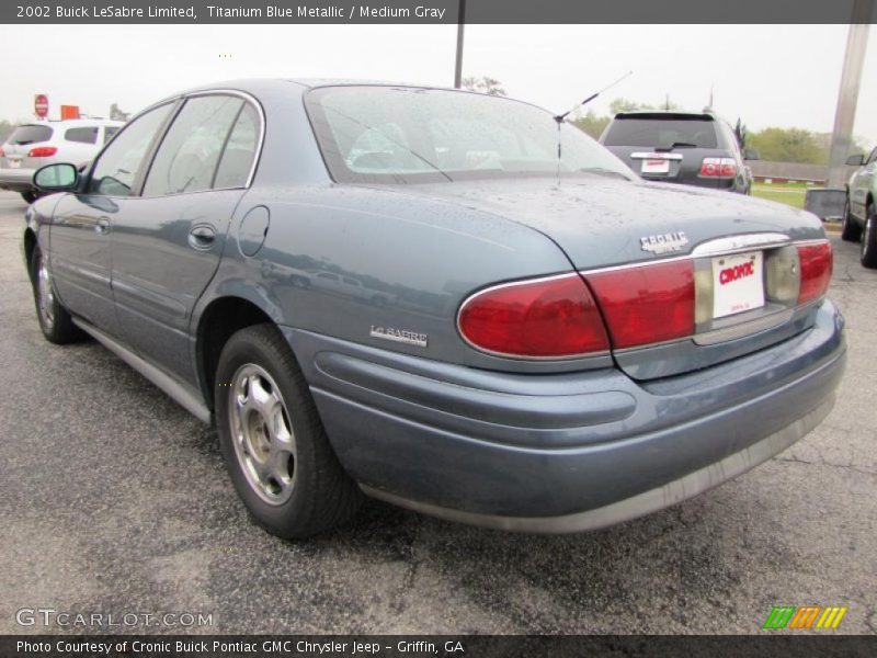 Titanium Blue Metallic / Medium Gray 2002 Buick LeSabre Limited