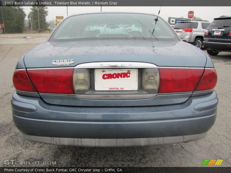 Titanium Blue Metallic / Medium Gray 2002 Buick LeSabre Limited