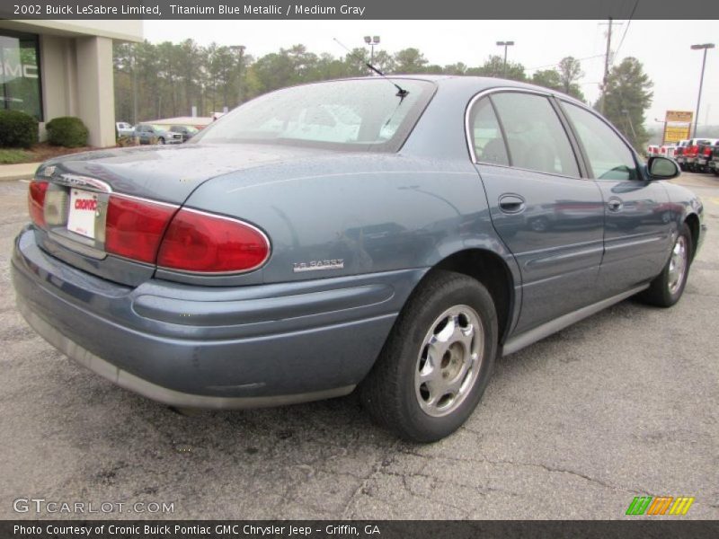 Titanium Blue Metallic / Medium Gray 2002 Buick LeSabre Limited