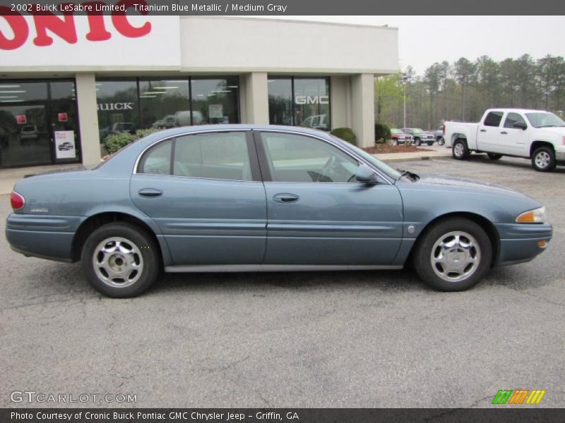 Titanium Blue Metallic / Medium Gray 2002 Buick LeSabre Limited