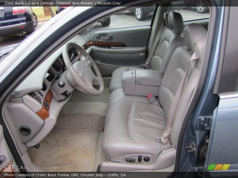 Titanium Blue Metallic / Medium Gray 2002 Buick LeSabre Limited