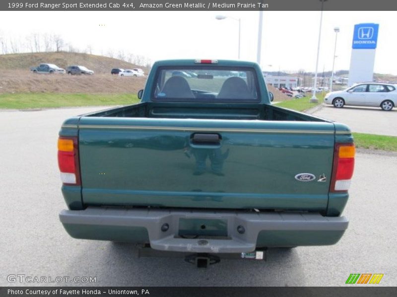 Amazon Green Metallic / Medium Prairie Tan 1999 Ford Ranger Sport Extended Cab 4x4