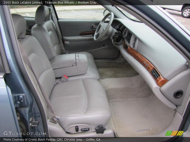 Titanium Blue Metallic / Medium Gray 2002 Buick LeSabre Limited
