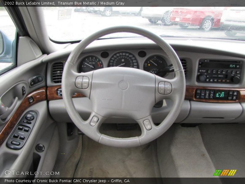 Titanium Blue Metallic / Medium Gray 2002 Buick LeSabre Limited