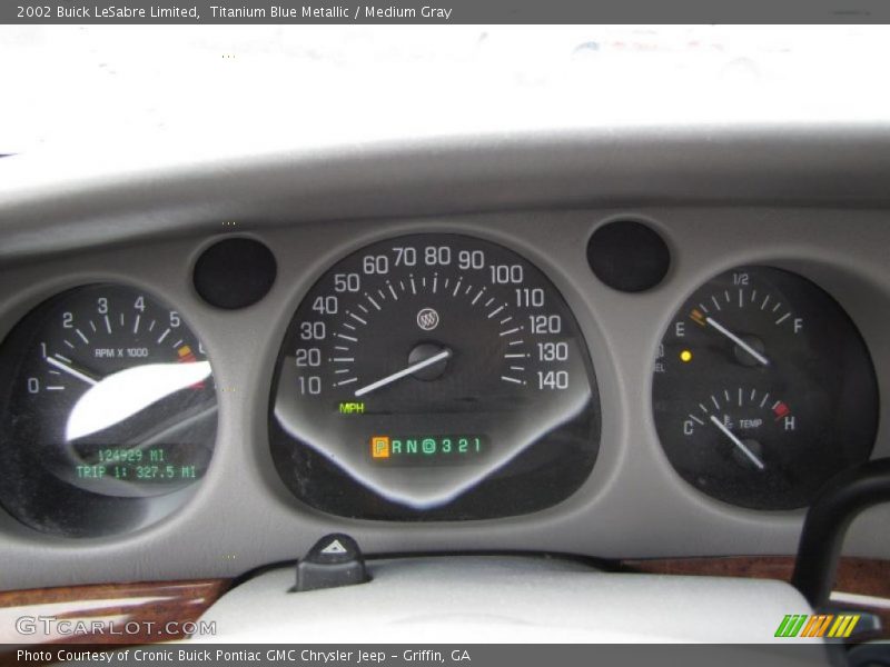 Titanium Blue Metallic / Medium Gray 2002 Buick LeSabre Limited