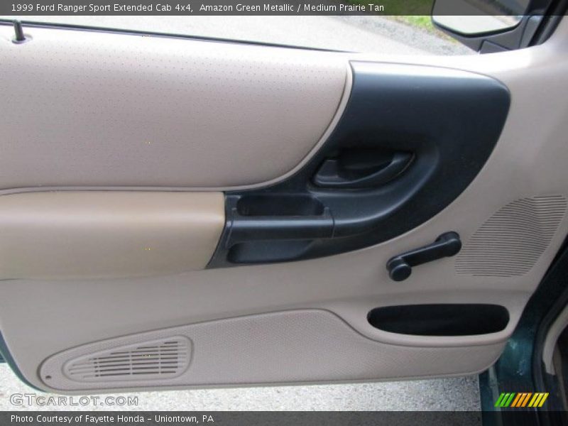 Amazon Green Metallic / Medium Prairie Tan 1999 Ford Ranger Sport Extended Cab 4x4
