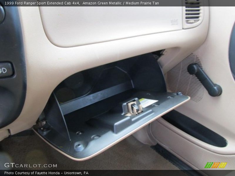 Amazon Green Metallic / Medium Prairie Tan 1999 Ford Ranger Sport Extended Cab 4x4