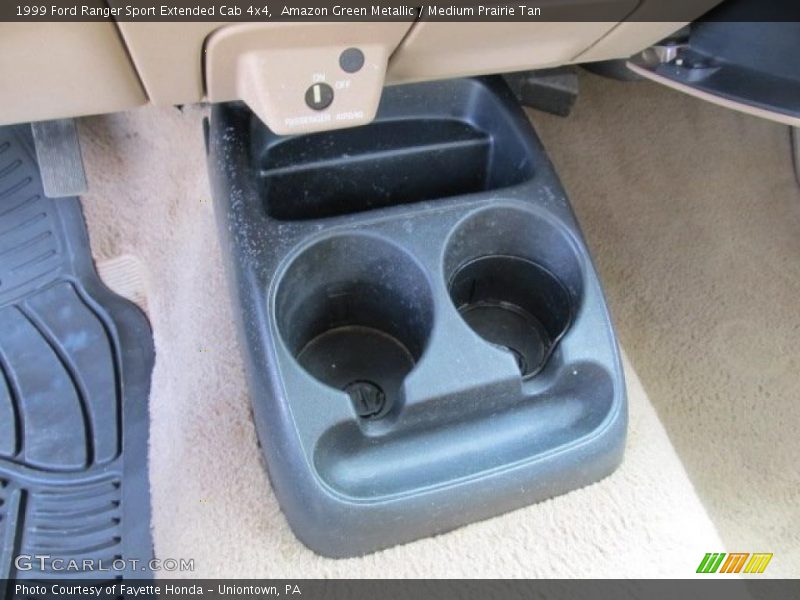 Amazon Green Metallic / Medium Prairie Tan 1999 Ford Ranger Sport Extended Cab 4x4