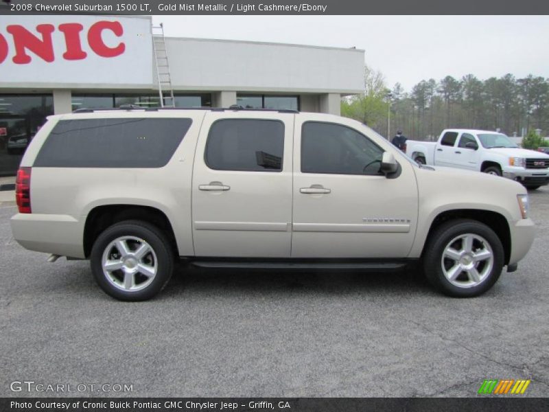 Gold Mist Metallic / Light Cashmere/Ebony 2008 Chevrolet Suburban 1500 LT