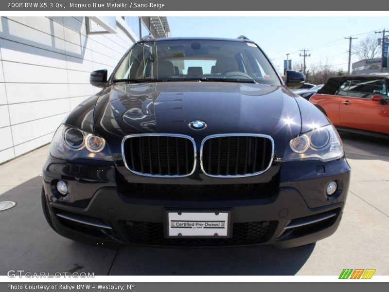 Monaco Blue Metallic / Sand Beige 2008 BMW X5 3.0si