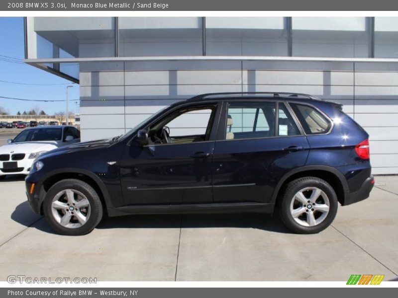 Monaco Blue Metallic / Sand Beige 2008 BMW X5 3.0si