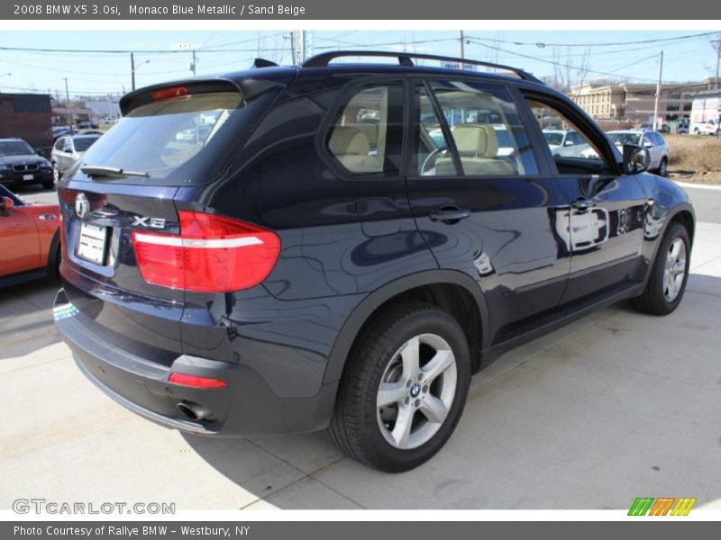 Monaco Blue Metallic / Sand Beige 2008 BMW X5 3.0si