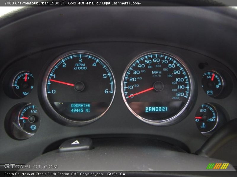  2008 Suburban 1500 LT 1500 LT Gauges