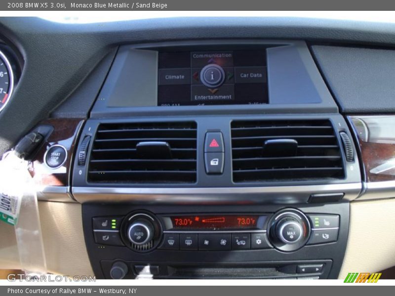 Monaco Blue Metallic / Sand Beige 2008 BMW X5 3.0si