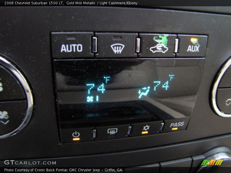 Gold Mist Metallic / Light Cashmere/Ebony 2008 Chevrolet Suburban 1500 LT