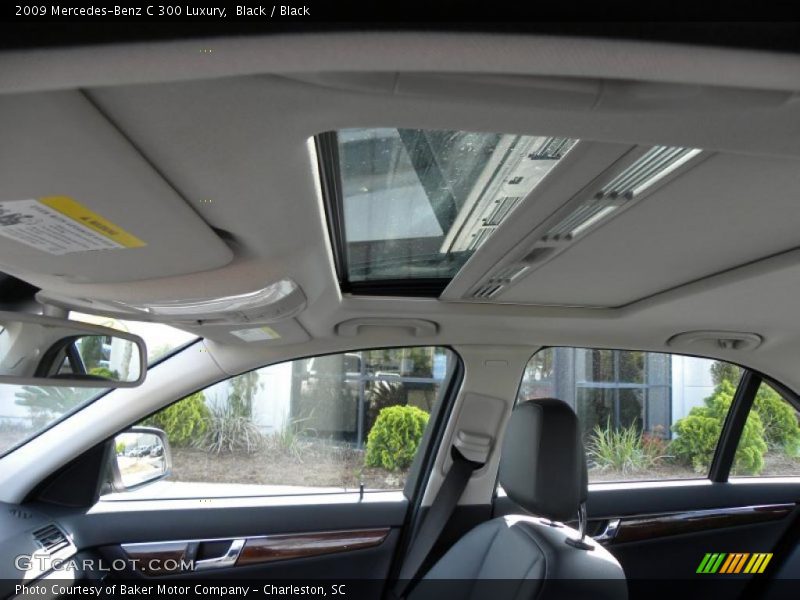 Black / Black 2009 Mercedes-Benz C 300 Luxury