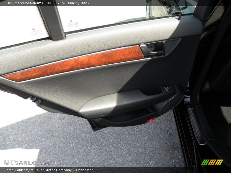 Black / Black 2009 Mercedes-Benz C 300 Luxury