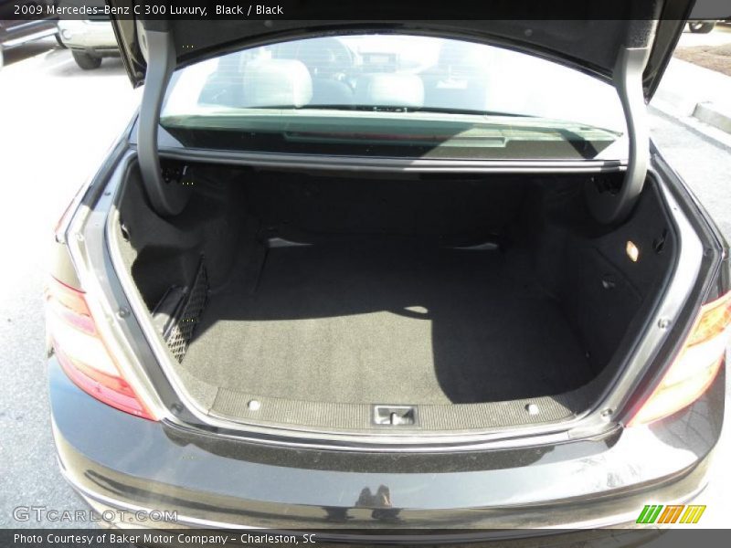 Black / Black 2009 Mercedes-Benz C 300 Luxury