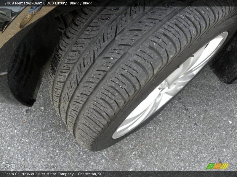 Black / Black 2009 Mercedes-Benz C 300 Luxury