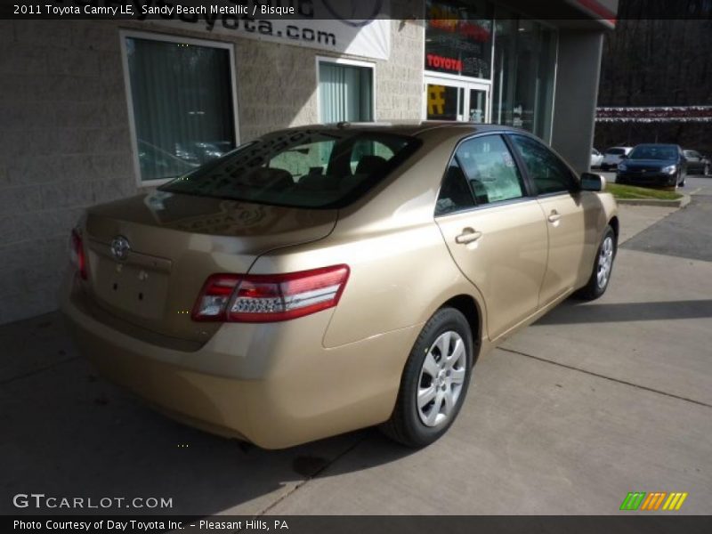 Sandy Beach Metallic / Bisque 2011 Toyota Camry LE