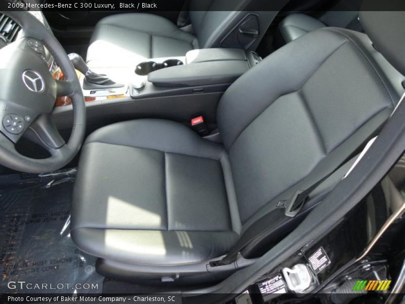 Black / Black 2009 Mercedes-Benz C 300 Luxury