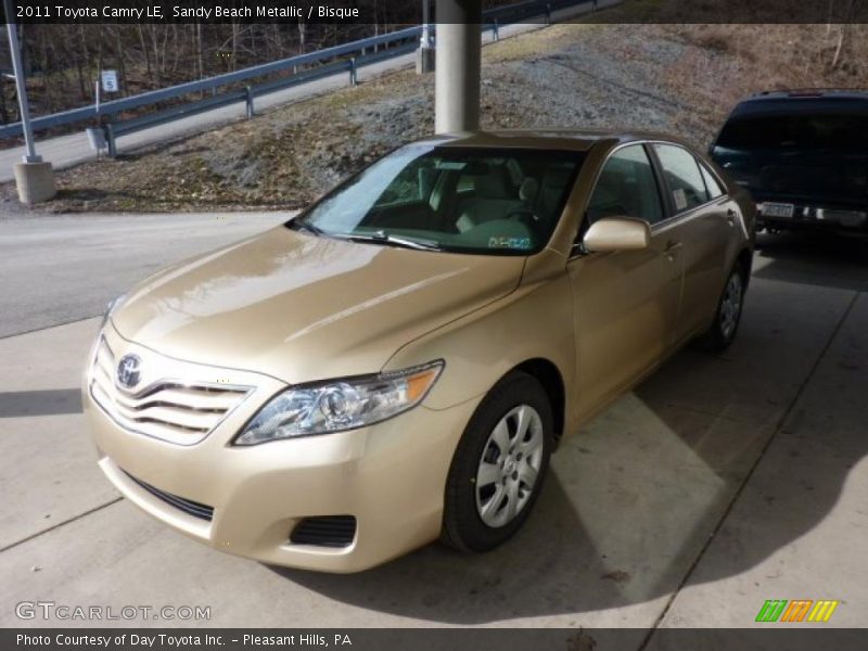 Sandy Beach Metallic / Bisque 2011 Toyota Camry LE