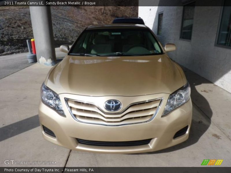 Sandy Beach Metallic / Bisque 2011 Toyota Camry LE