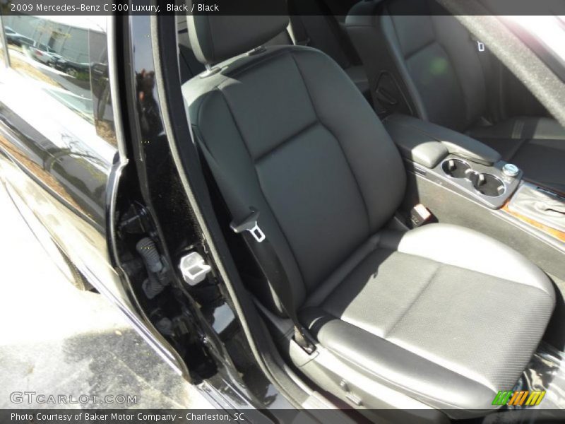 Black / Black 2009 Mercedes-Benz C 300 Luxury