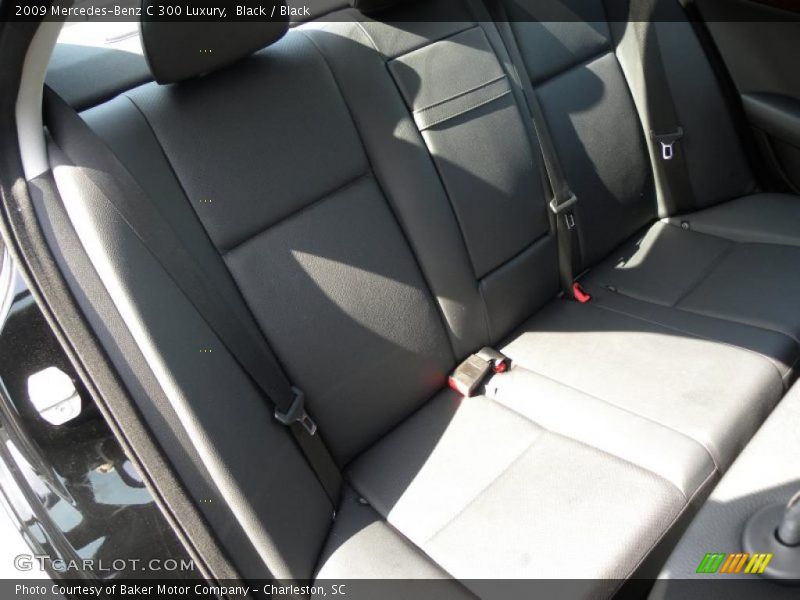 Black / Black 2009 Mercedes-Benz C 300 Luxury