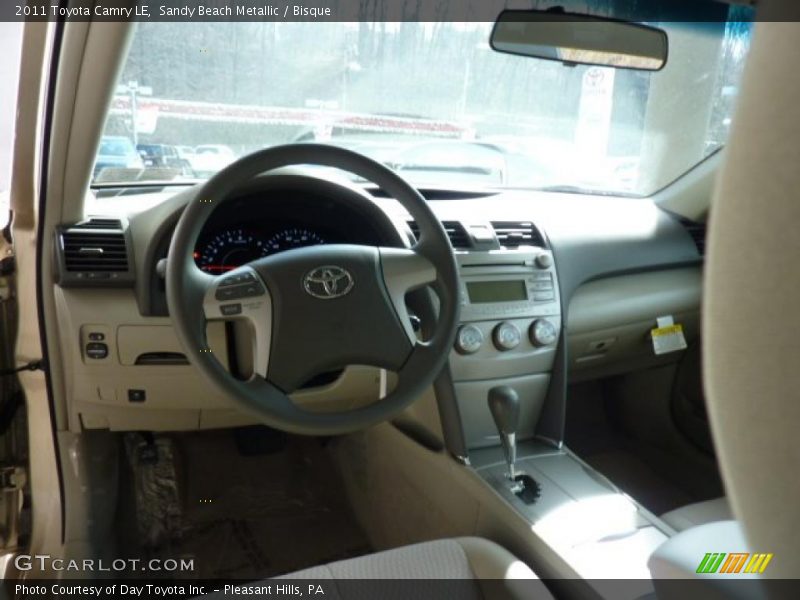 Sandy Beach Metallic / Bisque 2011 Toyota Camry LE