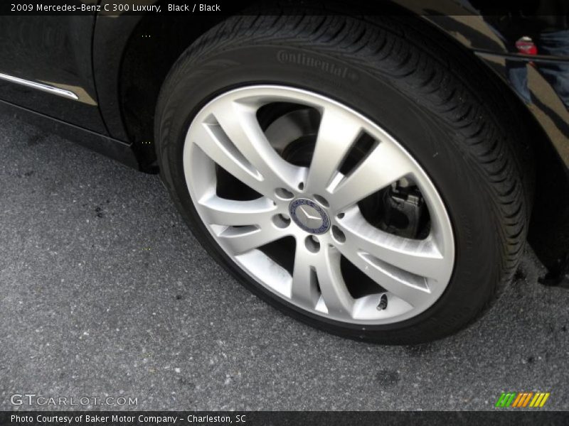 Black / Black 2009 Mercedes-Benz C 300 Luxury