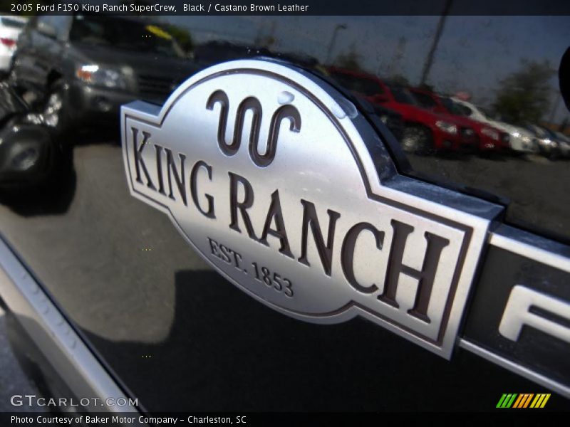 Black / Castano Brown Leather 2005 Ford F150 King Ranch SuperCrew