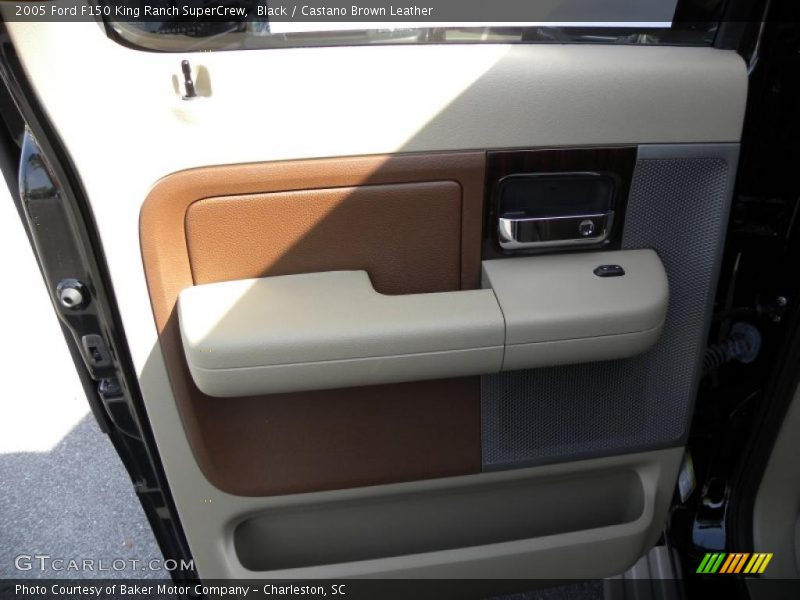 Black / Castano Brown Leather 2005 Ford F150 King Ranch SuperCrew